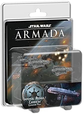 Star Wars Armada Imperial Assault Carriers EXPANSION PACK | Miniatures Battle Game | Strategy Game for Adults and Teens | Ages 14+ | 2 Players | Avg. Playtime 2 Hours | Made by Fantasy Flight Games