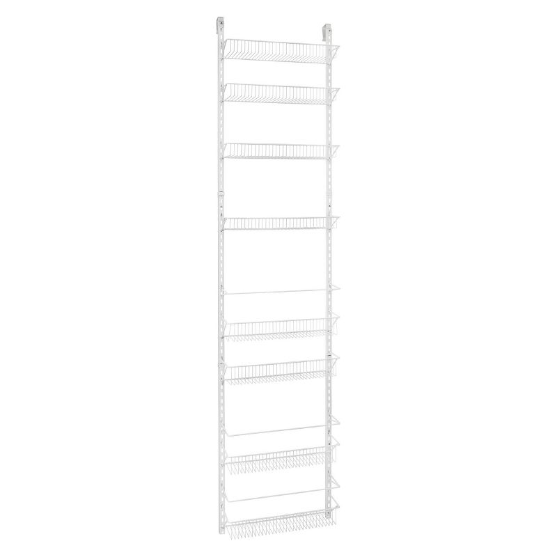 ClosetMaid 8 Tier Over-the-Door Adjustable Wire Rack White