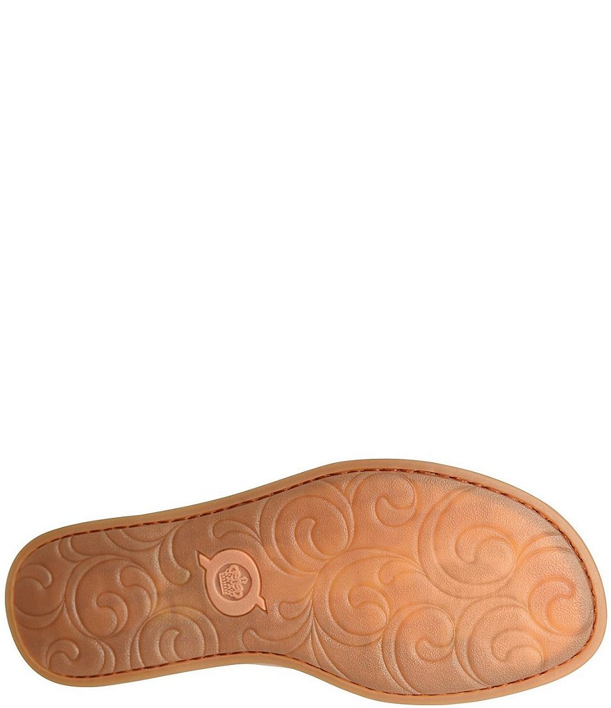 Born Inti Leather Toe Ring Sandals