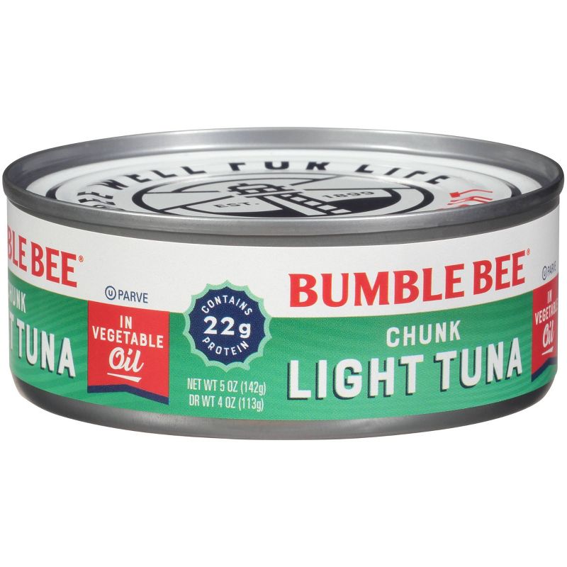 Bumble Bee Chunk Light Tuna in Vegetable Oil - 5oz