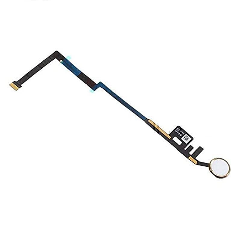 Home Button Flex Cable Ribbon Connector Compatible for iPad 5 and iPad 6 2018 A1822 A1823 A1893 A1954 97quot White Gold Ring