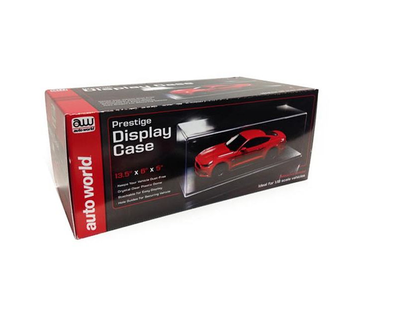 Prestige Collectible Display Show Case for 1/18 Scale Model Cars by Autoworld