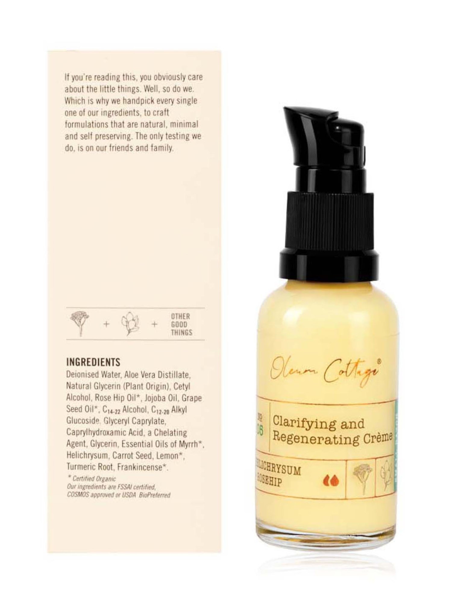 Oleum Cottage Clarifying and Regerating Creme - 30 ml