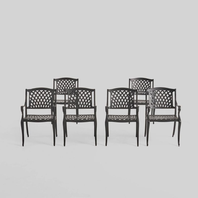 5pc Milano Dining Tan - Royal Garden