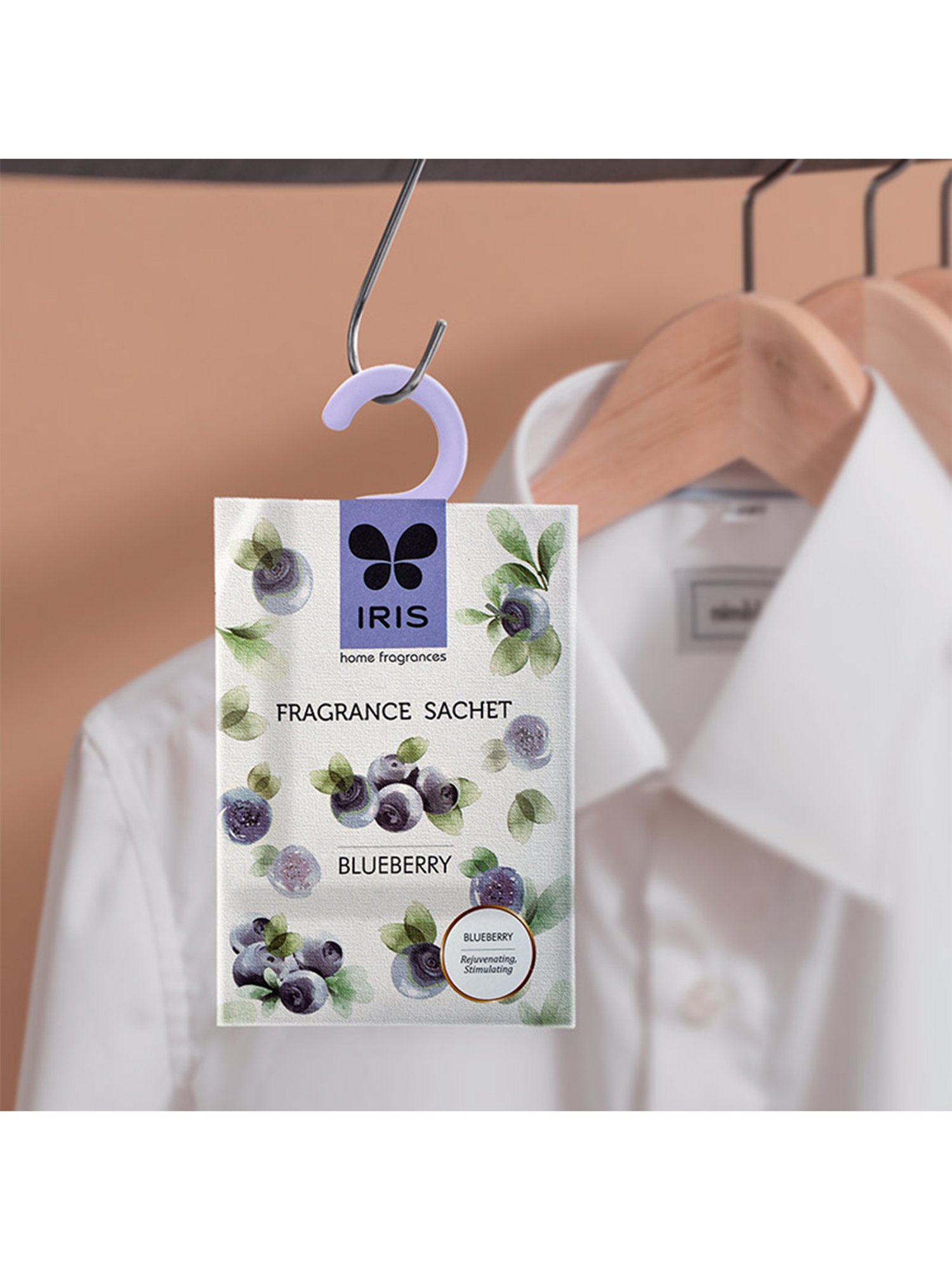 IRIS Purple Blue Berry Fragrance Sachet - Pack of 8