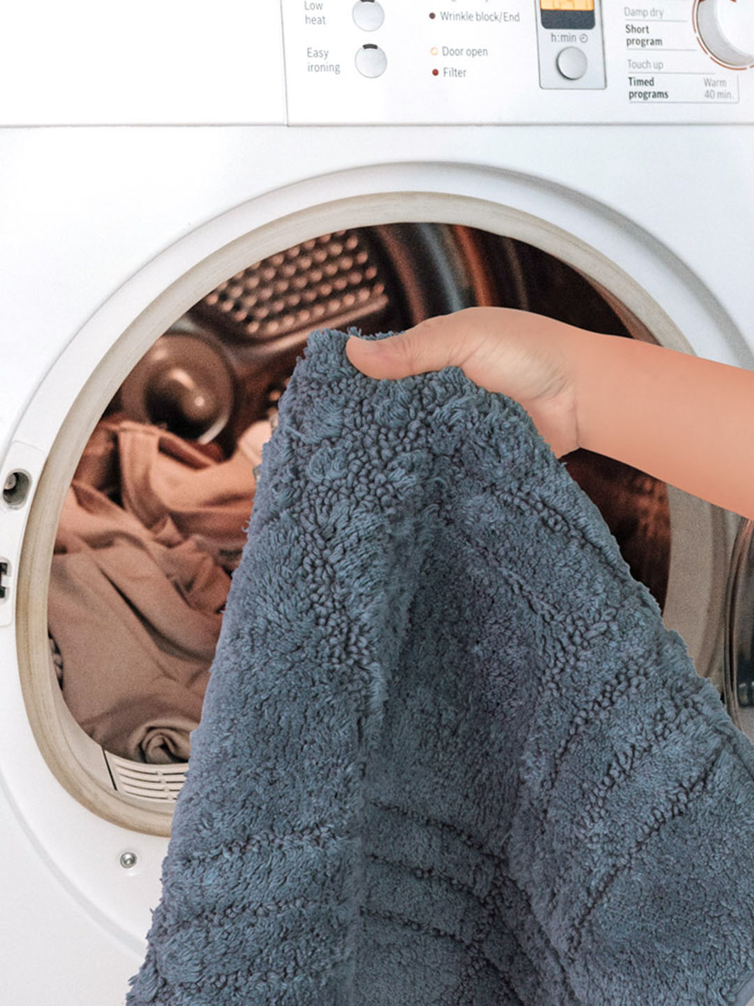 Freelance Grey Cotton Set of 1 Bath Mats and Rugs