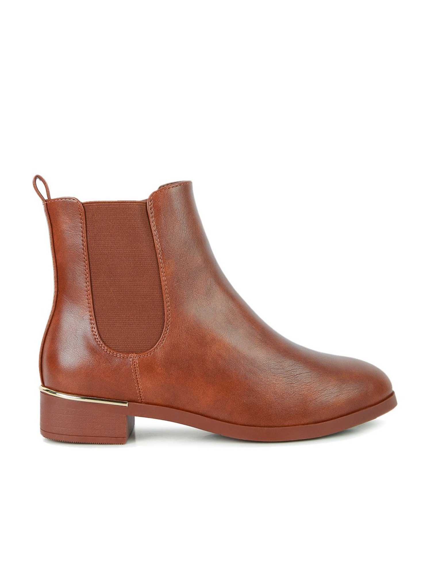 London Rag Women's Brown Chelsea Boots