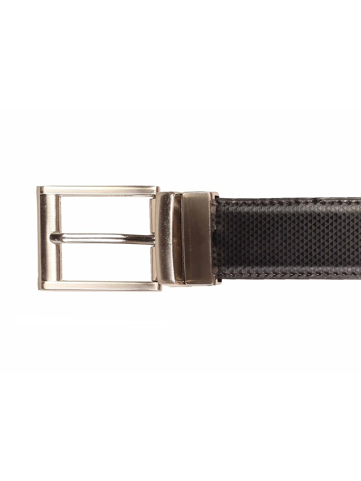 SCHARF Black & Brown Reversible Belt for Men