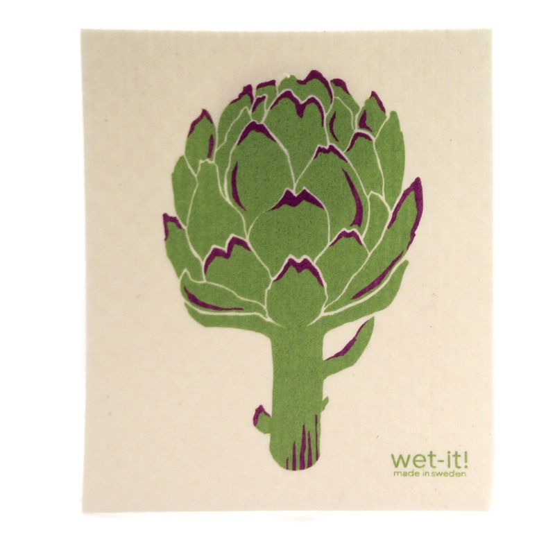 Swedish Dish Cloth 7.75" Vegetable Fruit Set Absorbent Cleaning Cloth Radish Tomato  -  Dish Cloth