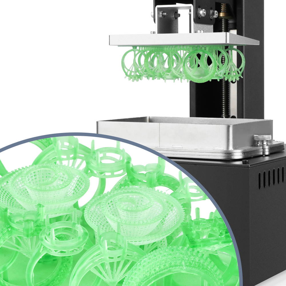 Longer Orange 30 Upgraded SLA Light Curing UV Resin 3D Printer 2K High Resolution LCD  120*68*170mm Print Size with Touch Color Screen/Parallel LED Lighting