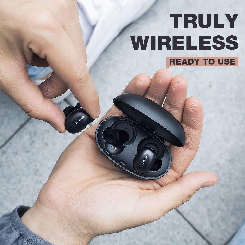 1MORE Stylish True Wireless Earbuds - Bluetooth 5.0 Stereo Hi-Fi Sound with Deep Bass Wireless Earphones Built-in Mic Headset, 24 Hours Playtime, in-Ear Bluetooth Earphones with Charging Case