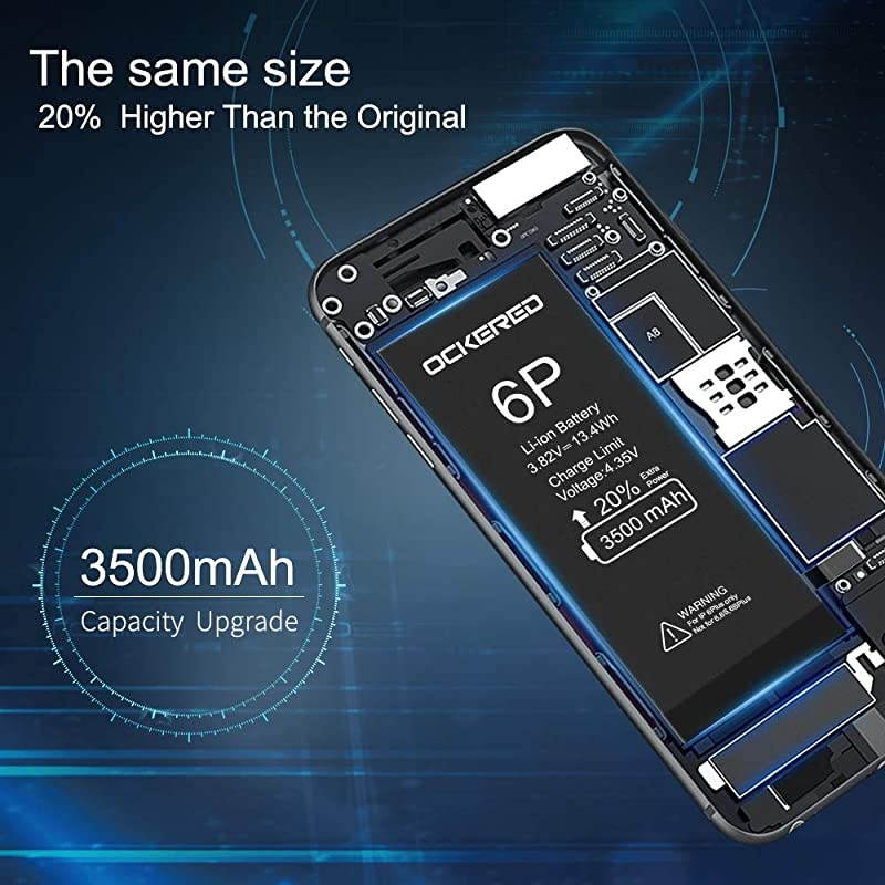 for iPhone 7,2200mAh High Capacity New 0 Cycle Replacement ,Model A1660,A1778,A1779,with Complete Professional Replacement Tool Kits