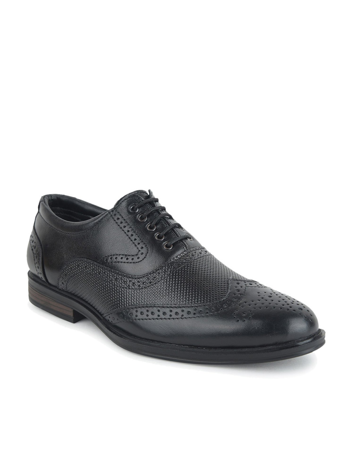 Fortune by Liberty Men's HOL-125E Black Brogue Shoes