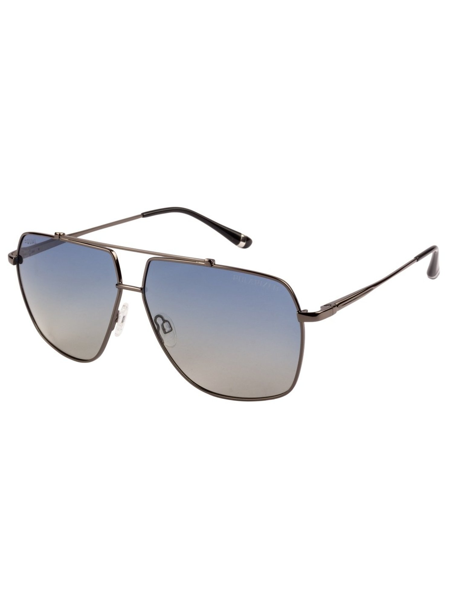 Equal Blue Square Unisex Sunglasses