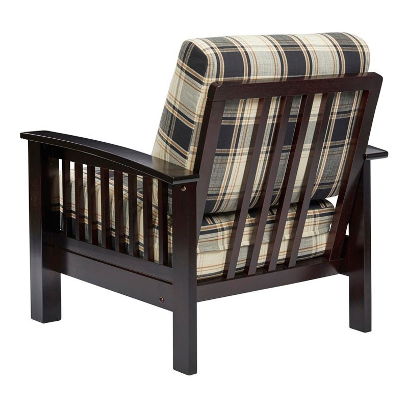 Maison Hill Mission Style Armchair - Brown / Black - Handy Living