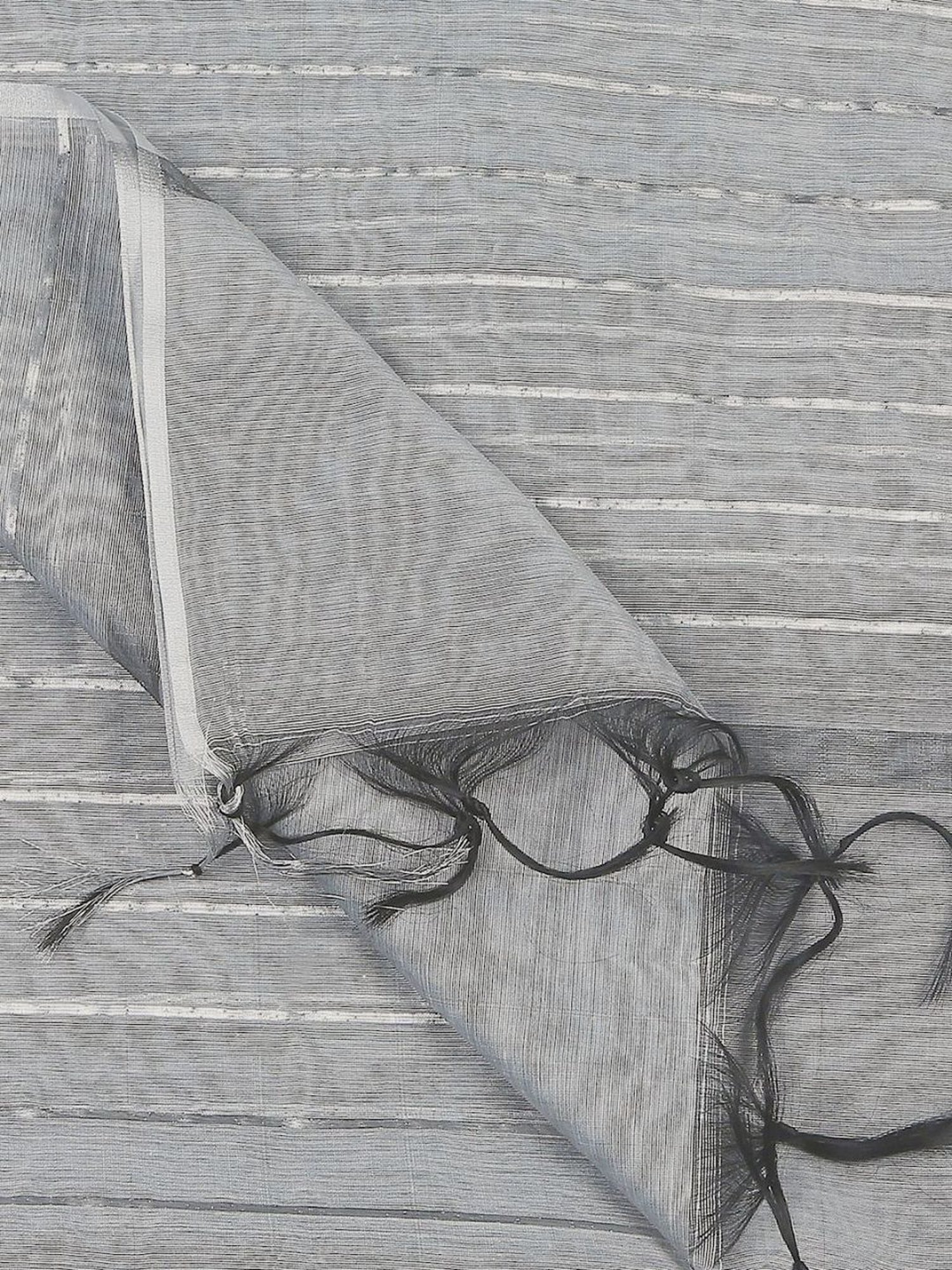 Dupatta Bazaar Silver Striped Dupatta