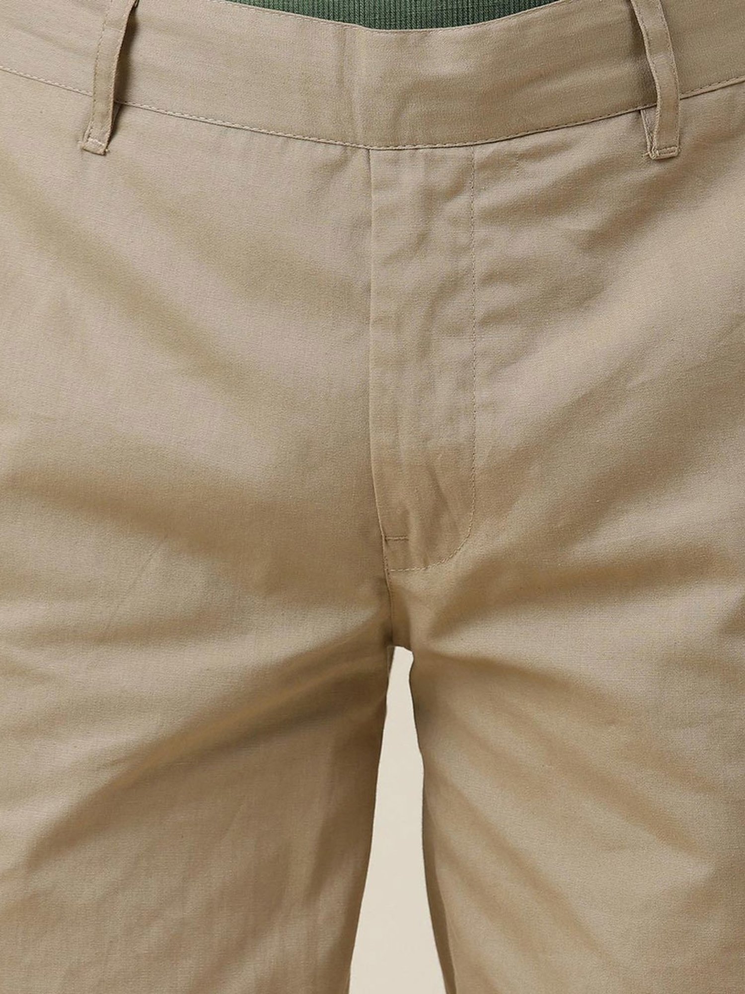 FabBasics by Fabindia Beige Regular Fit Ethnic Pants