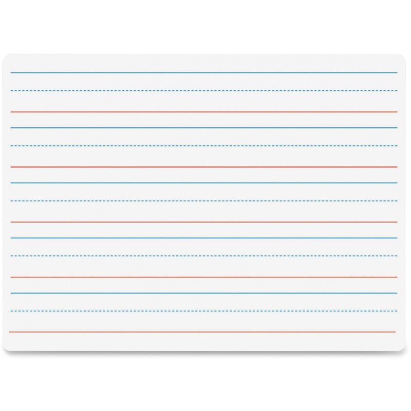 Flipside Products Dry-Erase Board Ruled 9"x12" Red/Blue 10034