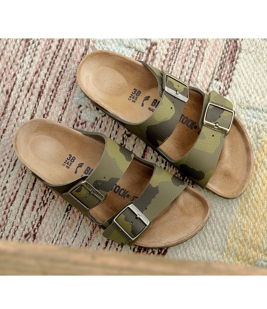 Birkenstock Women's Arizona Camo Double Buckle Strap Sandals