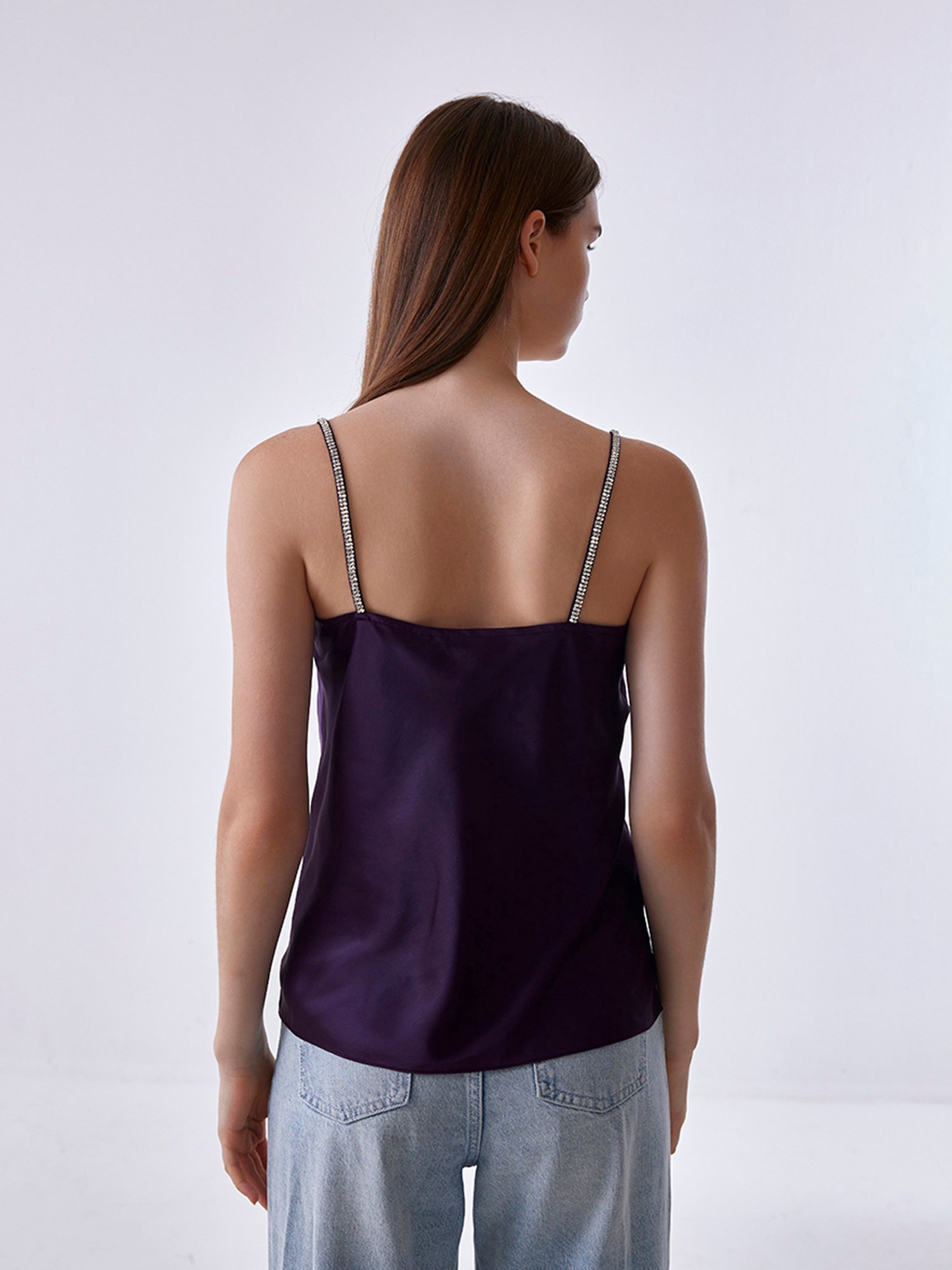 Cover Story Purple Embellished Top