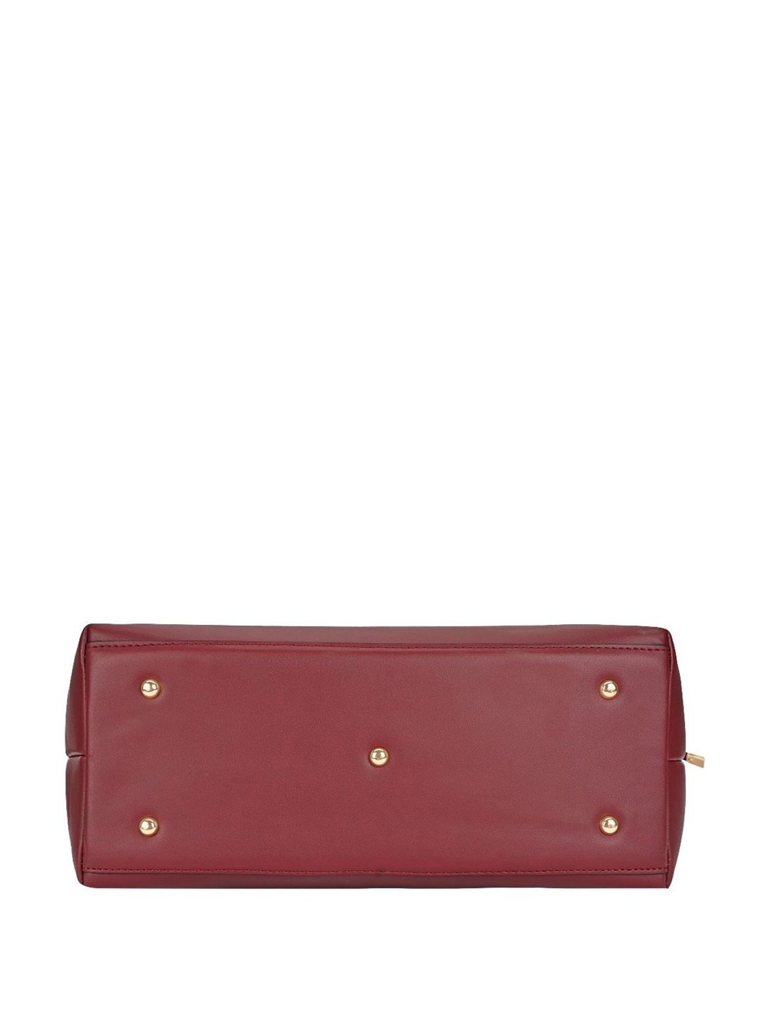 Horra Wine Solid Tote Handbag