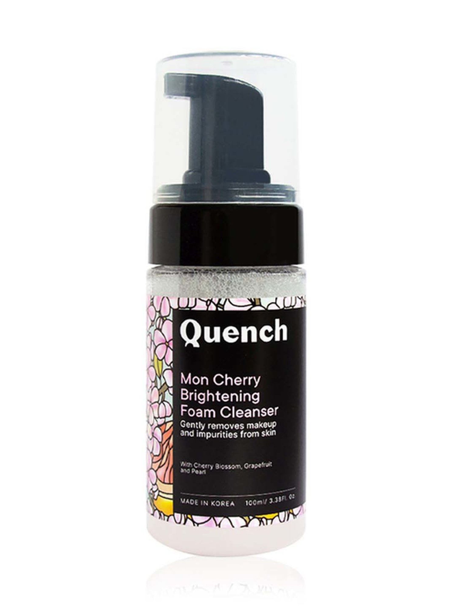 Quench Botanics Mon Cherry Brightening Foam Cleanser - 100 ml
