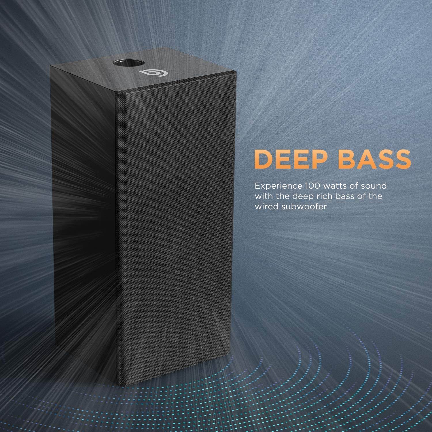 Sound Bar with Subwoofer, Ultra-Slim 2.1 CH Sound Bars for TV, 100W/110dB, 5 EQ Modes, 31 Inch, Works with 4K & HD & Smart TV, LED Display, Outdoor Surround Sound, Optical/Aux/USB