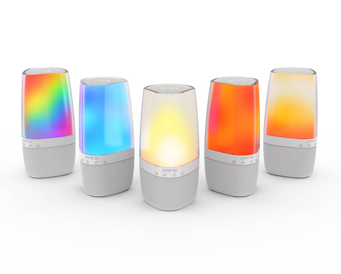 iHome Zenergy Aromatherapy Bluetooth Speaker Sound Machine Open Your Senses, Light Therapy, Sound Therapy, Color Changing, Relax to Zen Therapy Soothing Sounds & Aromatherapy Oils Sleep Easy!