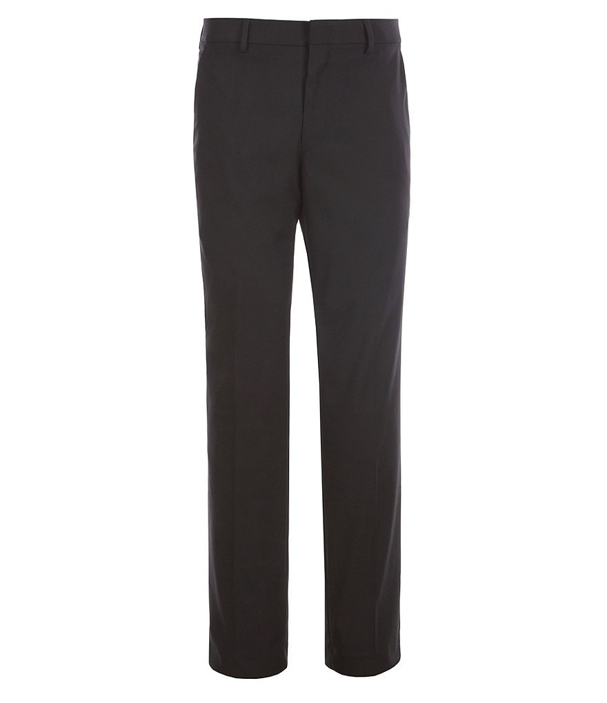 Murano Wardrobe Essentials Alex Slim-Fit Flat-Front TekFit Waistband Suit Separates Dress Pants