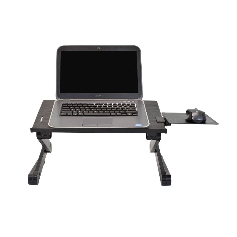Workez Adjustable Laptop Stand & Lap Desk Black - Uncaged Ergonomics