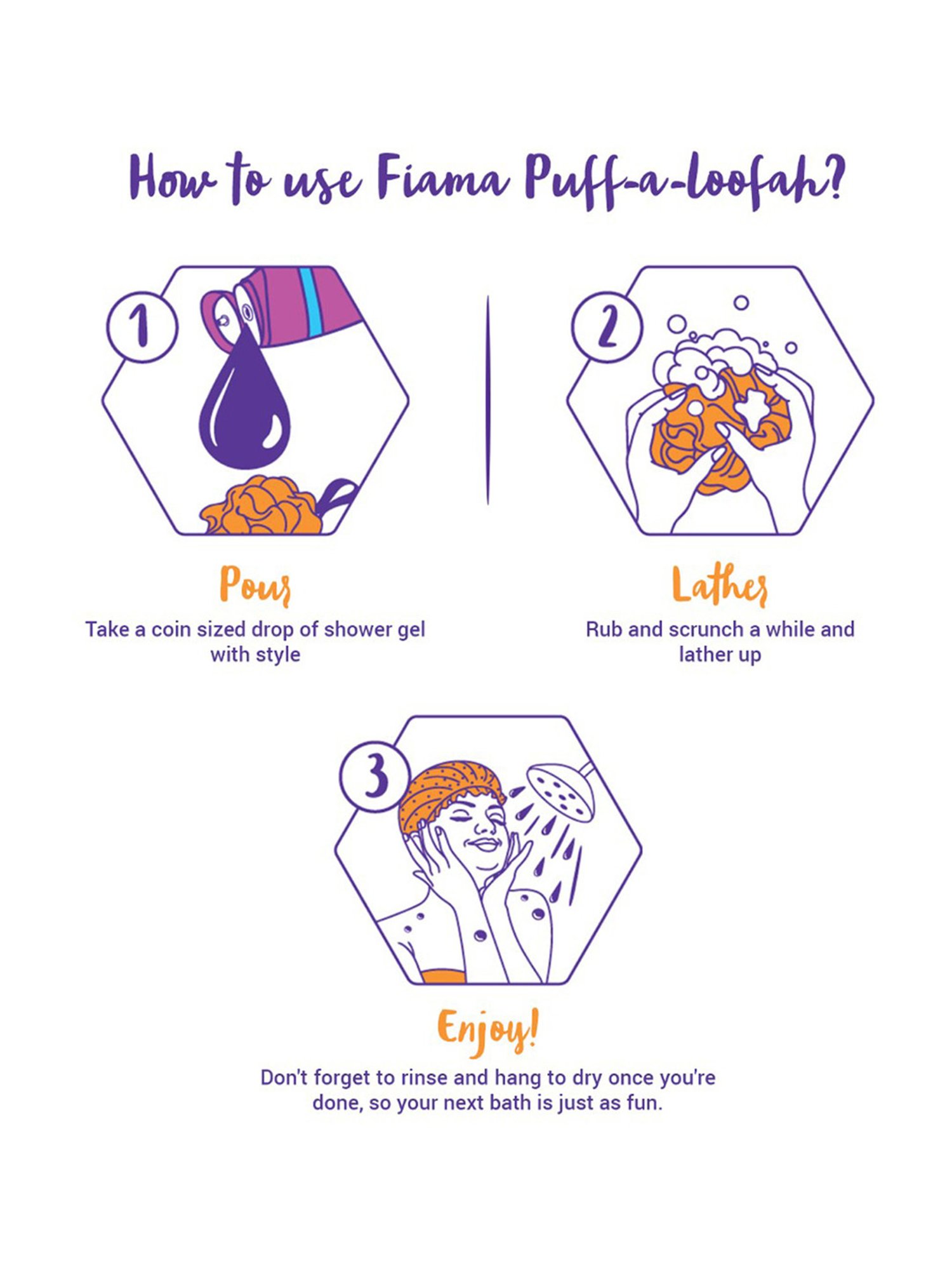 Fiama Bath Essentials Puff-a-Loofah