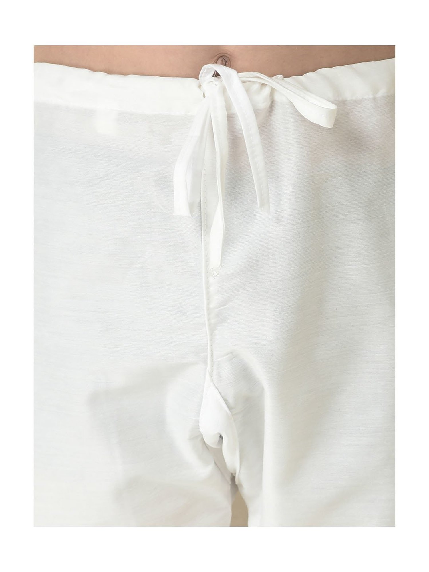 TABARD Kids Navy & White Printed Full Sleeves Kurta with Churidar