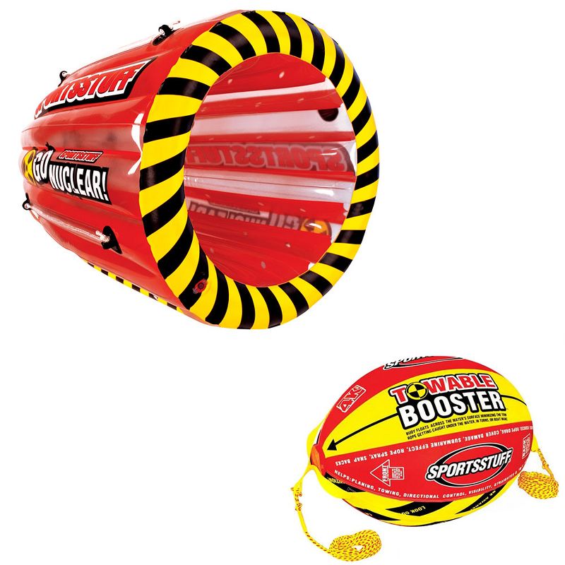 Sportsstuff Gyro Tumbling Towable Boat Tube with 4K Booster Ball Towing System