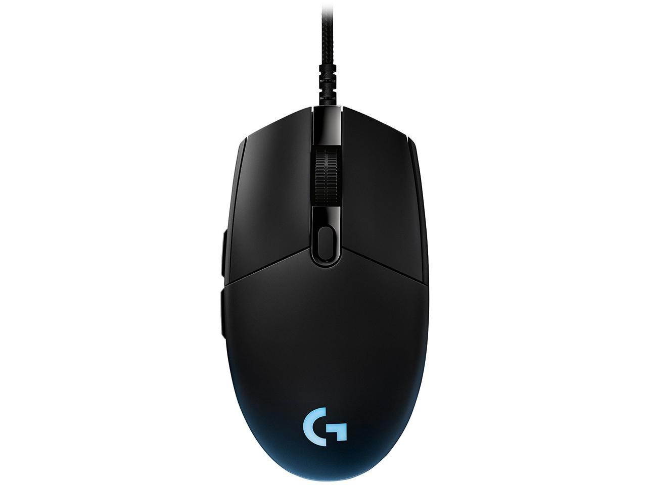 New :Logitech G Pro Gaming FPS Mouse with Advanced gaming sensor for Competitive Play, Best Gaming Mouse 200 to 12,000 DPI range,16.8 million RGB lighting colors,Six programmable buttons