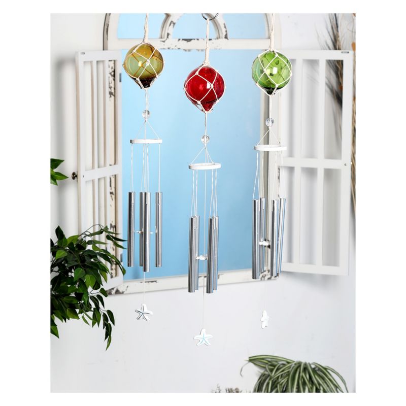 Home & Garden 12.0" Dragonfly Hanging Moblie Bells Beads Yard Decor Amscan  -  Bells And Wind Chimes