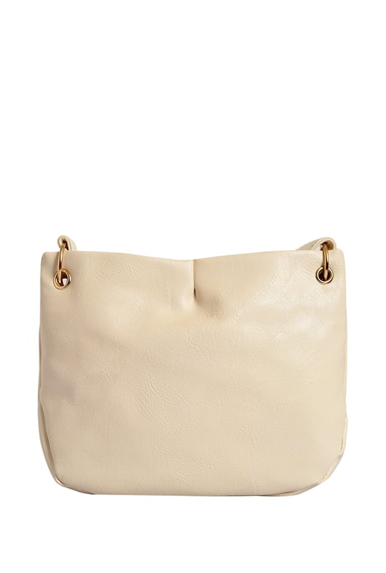 Lino Perros Cream Tassel Sling Bag