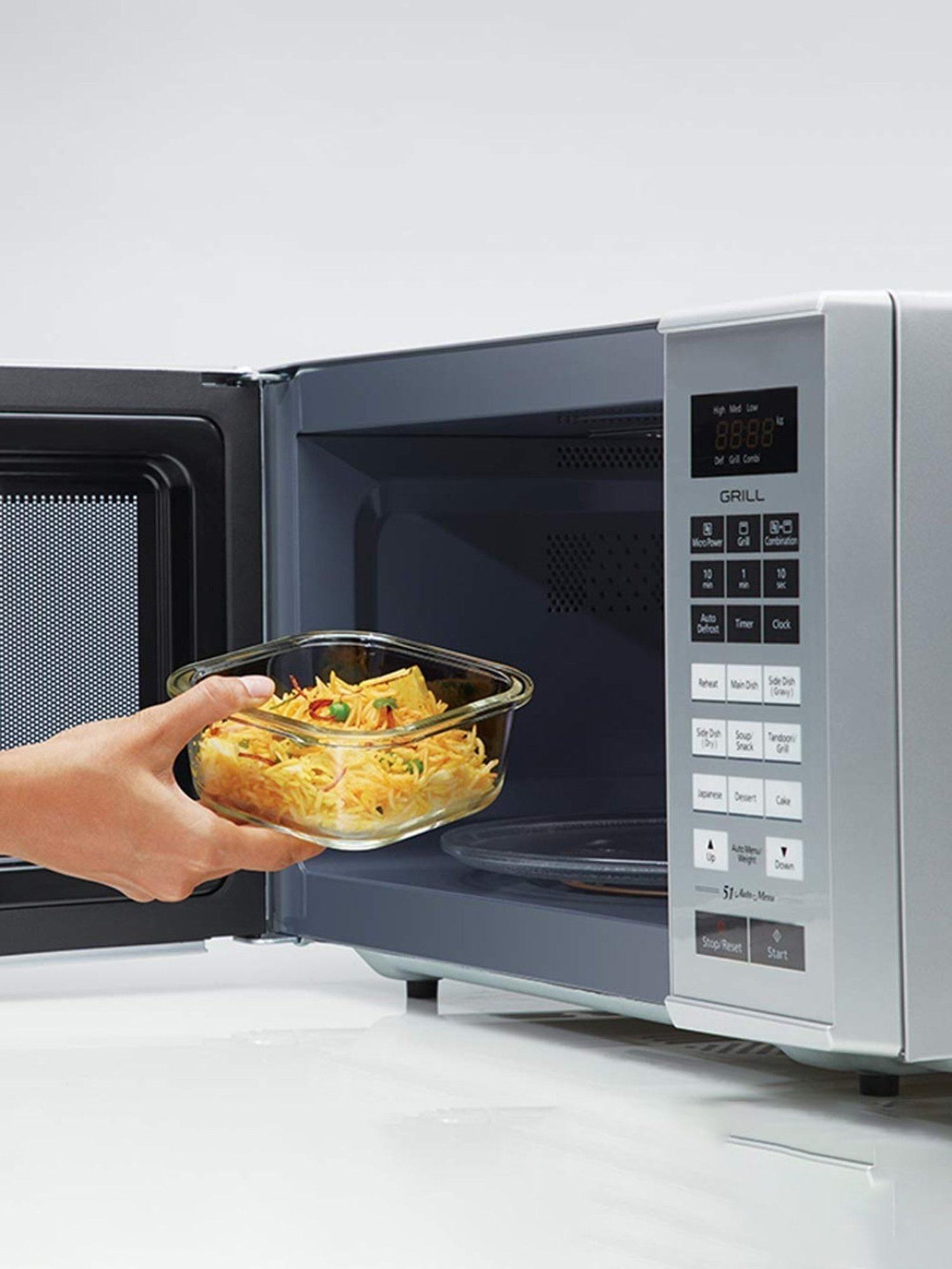 Borosil Blue Glass Leak Proof Lunch Box with Bag (320 ml)