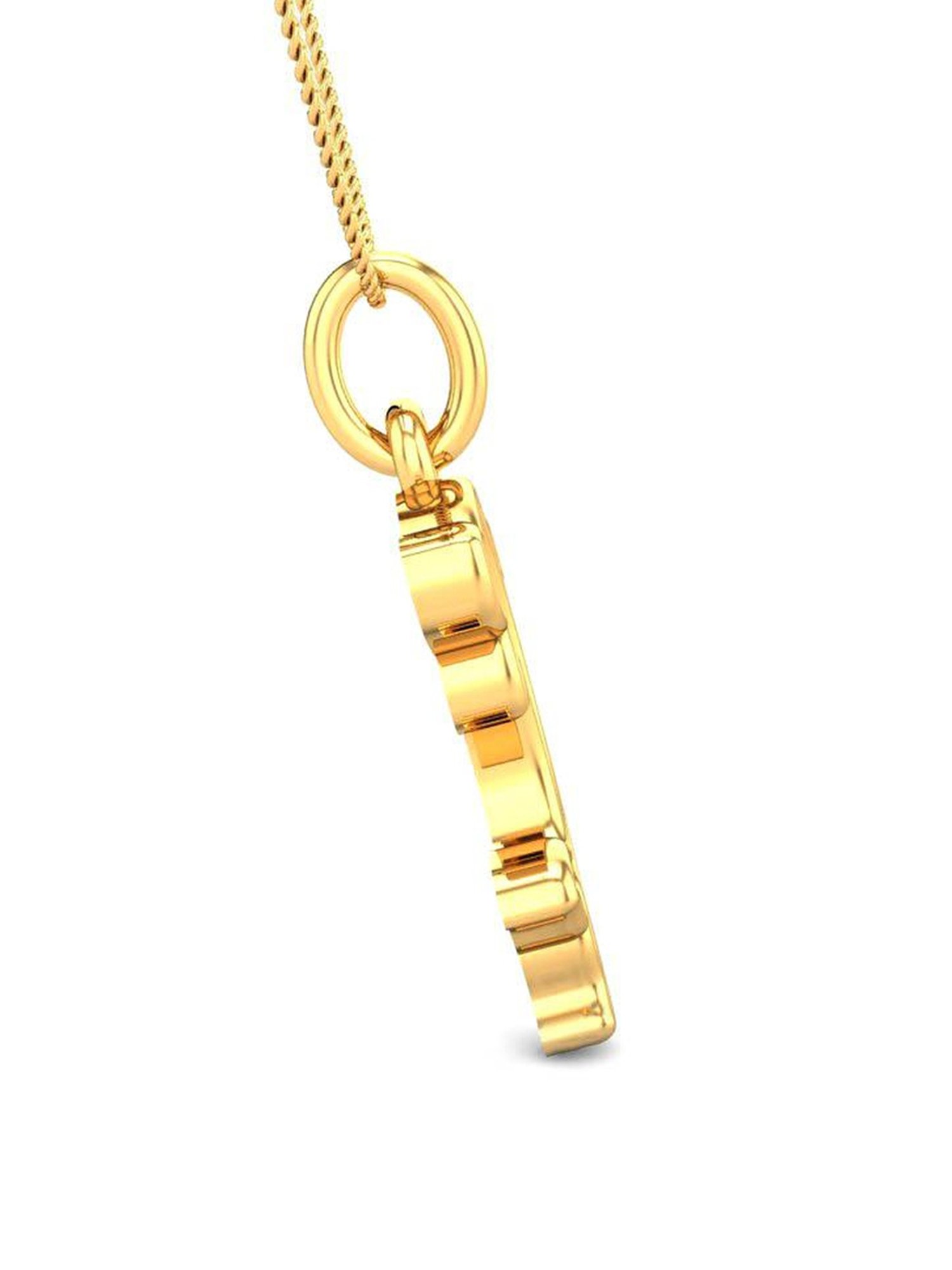 Joyalukkas 18k Gold & Diamond Pendant with Chain
