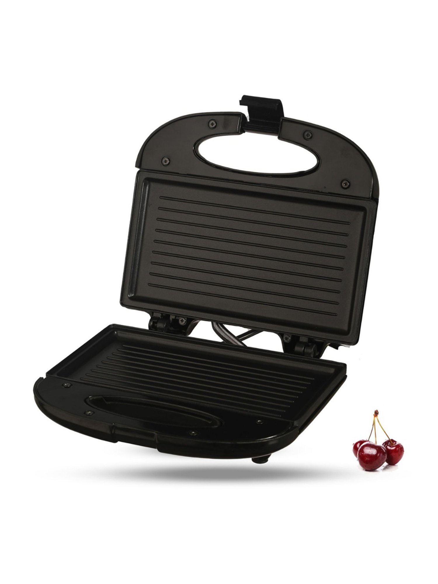 Urban Chef Sandwich Maker 750W with Non Stick Coating, Cool Touch (Black)