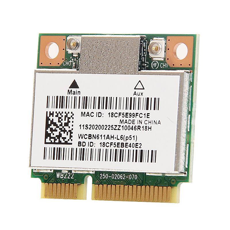 300M 802.11abgn Atheros AR5B22 Wireless WIFI Bluetooth 4.0 MINI PCI-E WLAN Card