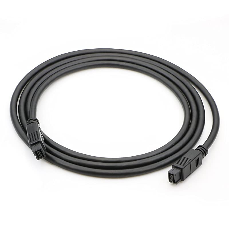 FireWire 1394b 800 IEEE 9 Pin to 9 Pin Male to Male Cable for Mac Pro MacBook Pro Mac Mini iMac PCDigital Cameras SLR 9 pin to 9 pin
