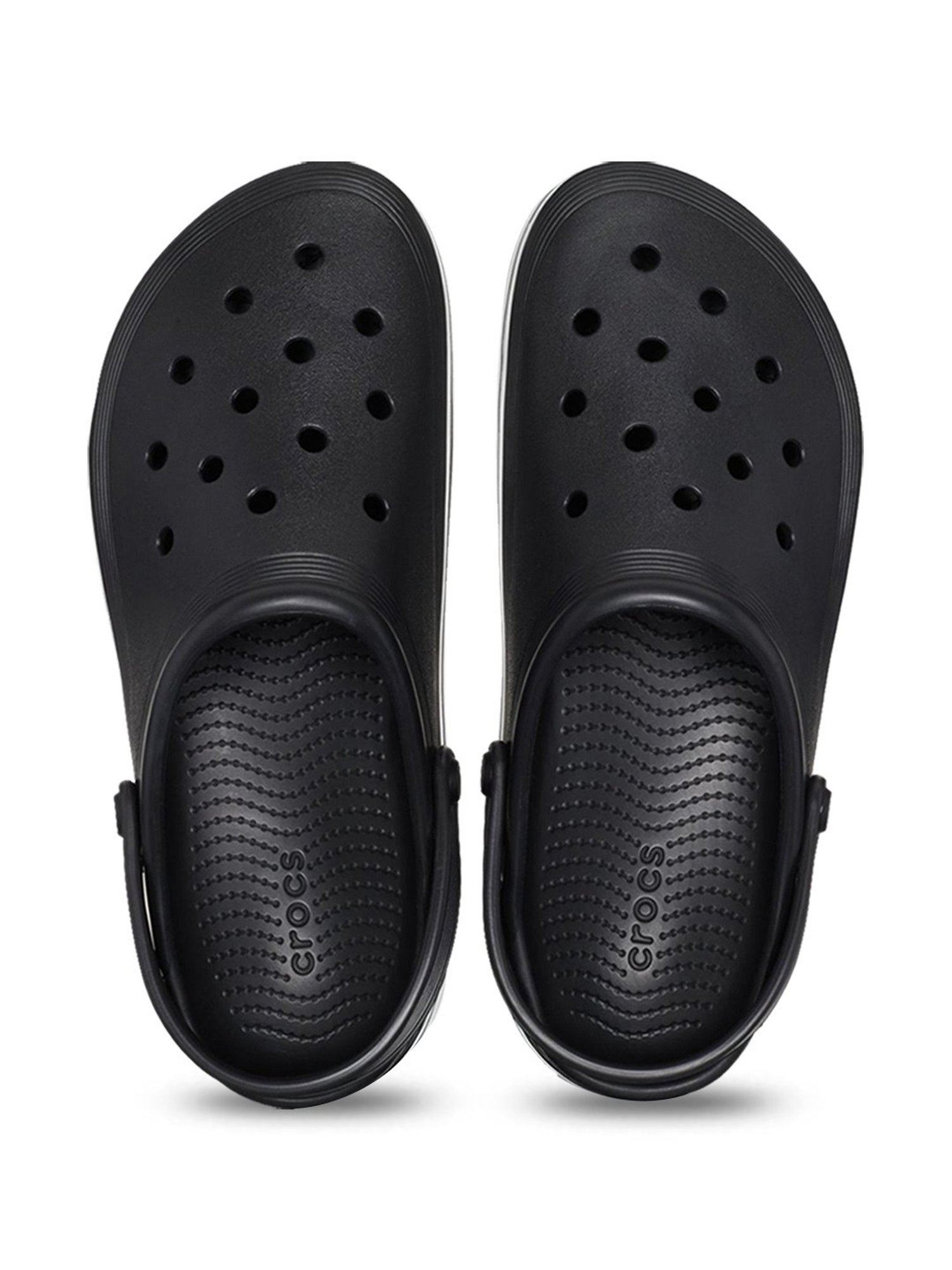 Crocs Men's Off Court Black Back Strap Clogs