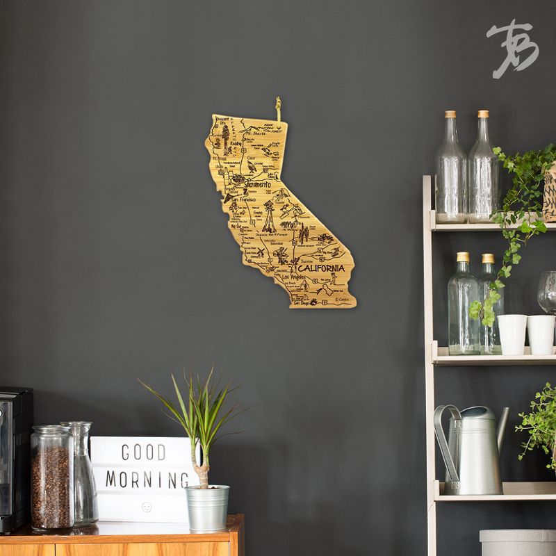 Totally Bamboo Destination California Cutting Board 14.25" x 11"