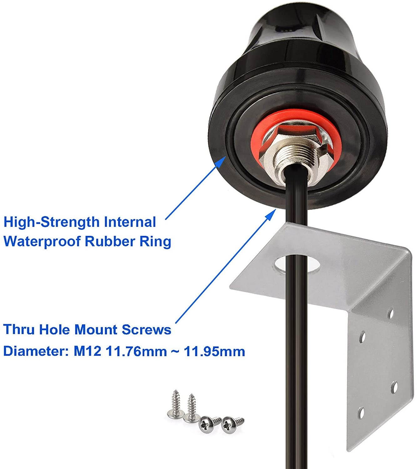 Bingfu 4G LTE Cellular GPS Fixed Bracket Wall Mount Antenna Compatible with 4G LTE Industrial Router Cellular IoT Gateway Modem Trail Camera Security Vehicle Truck Van RV Bus Real Time Monitor Tracker