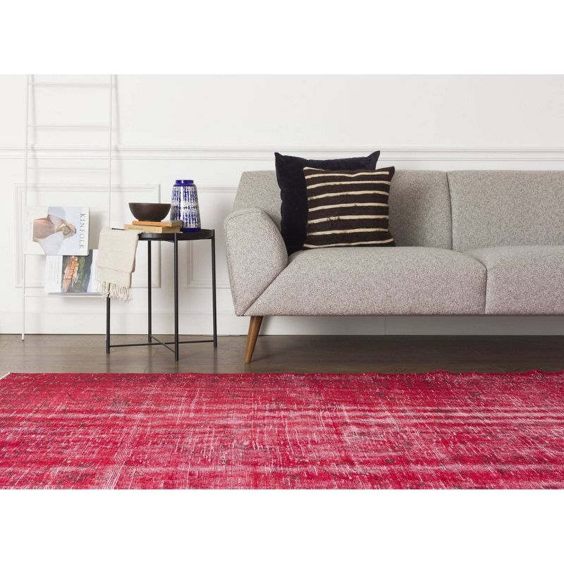 5'10"x10' Vintage One-of-a-Kind Alcino Rug Red - Revival Rugs