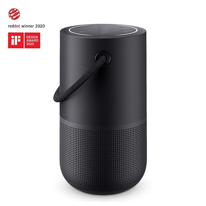 Portable Smart Speaker &mdash; Wireless Bluetooth Speaker with Alexa Voice Control Built-In, Black