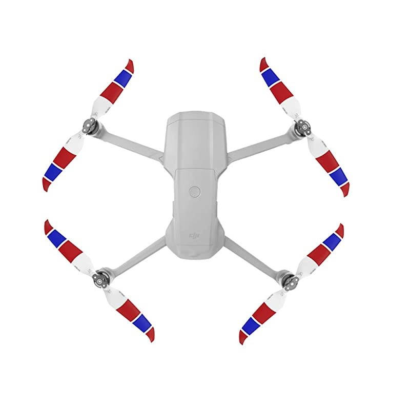 2 Pairs Mavic Air 2 7238F Propellers Low Noise Prop for DJI Air 2S / Air 2 Accessories (Blue & White)