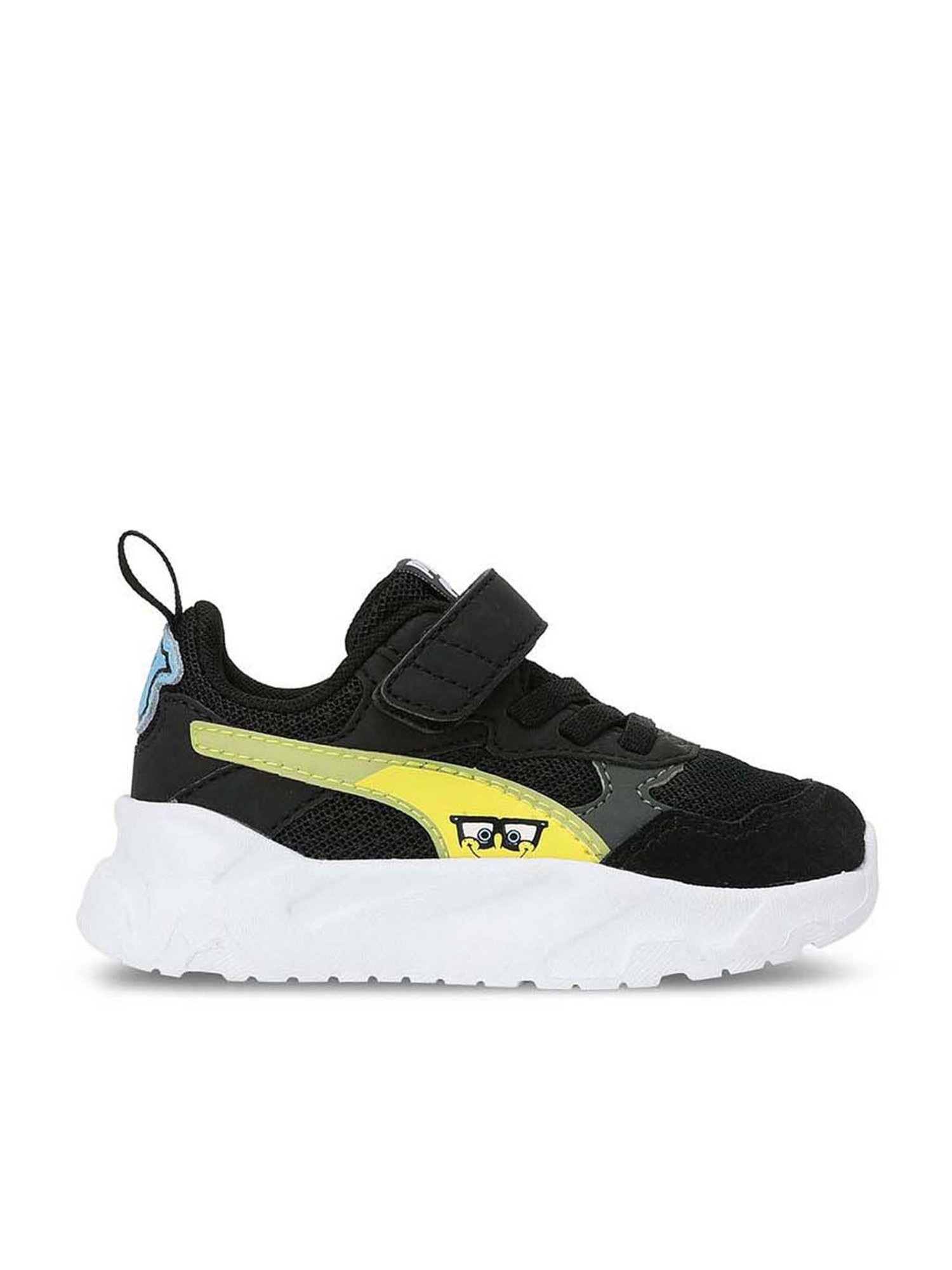 Baby Moo Kids Brown & White Velcro Shoes