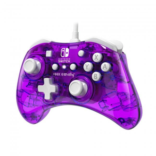 PDP 500-181-NA-PR Rock Candy Wired Controller For Nintendo Switch - Cosmoberry
