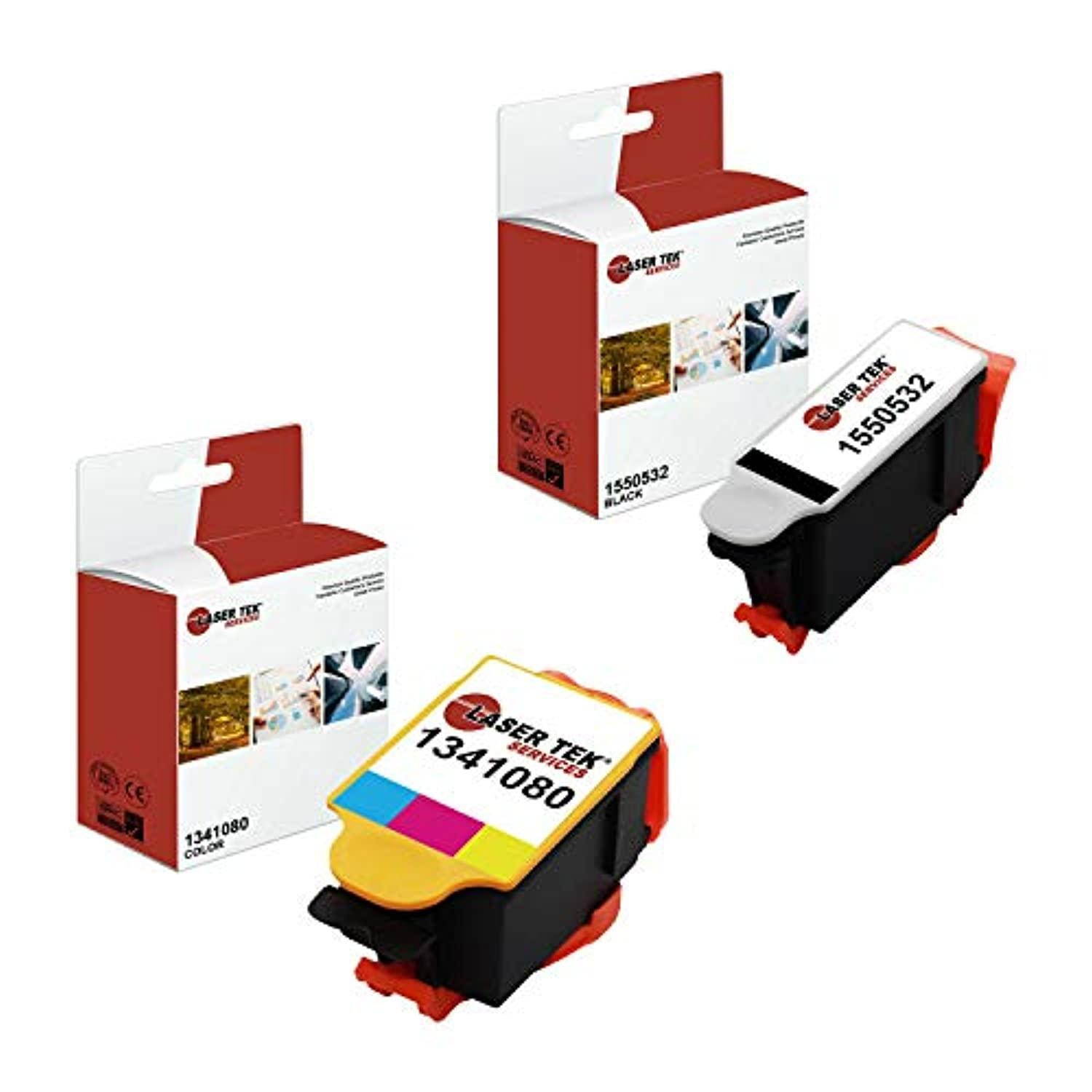 Laser Tek Services&reg; Compatible Replacement Kodak 30XL Ink Cartridge 2 pack (1 Black 1550532 and 1 Color 1341080)